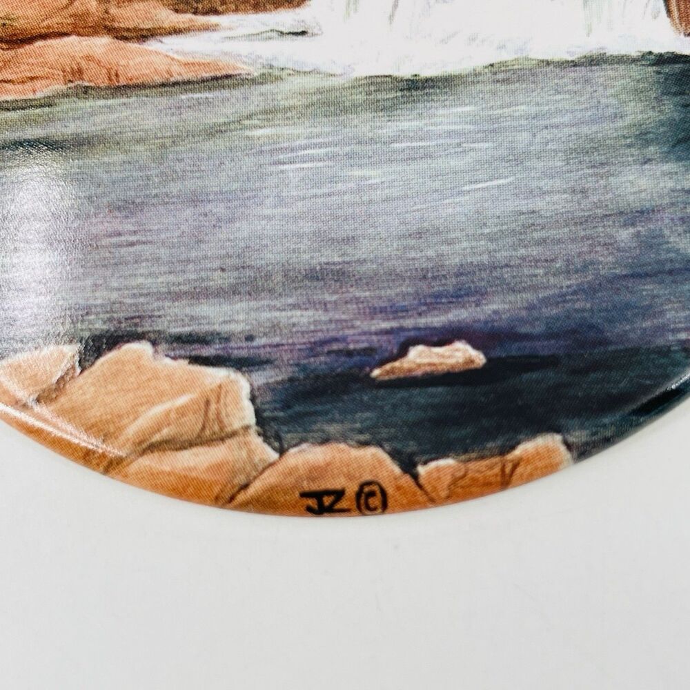 Sioux Falls South Dakota Waterfall Christmas Ornament Hand Painted Ceramic 2003 - Picture 12 of 12